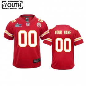 Tröjor Kansas City Chiefs Game Custom Röd Super Bowl LVII - Barn